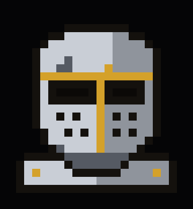 Warrior class portrait from the browser RPG PEON