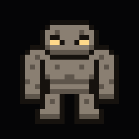 Construct monster, Adventurer tier, from the browser RPG PEON