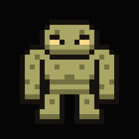Construct monster, Veteran tier, from the browser RPG PEON