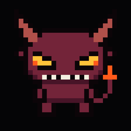 Demon monster, Adventurer tier, from the browser RPG PEON