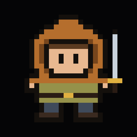 Humanoid monster, Veteran tier, from the browser RPG PEON