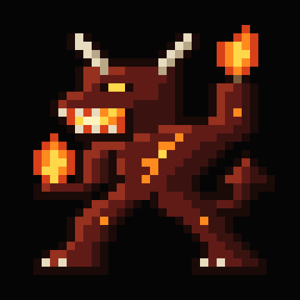 Embervast the Devouring, a weekly raid threat in the browser RPG PEON